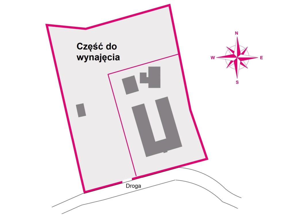 Atrakcyjny grunt na wynajem w strefie ekonomicznej - rzut 1