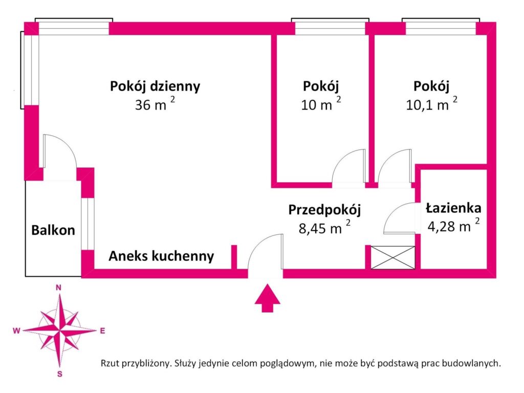 Luksusowy Apartament w prestiżowej lokalizacji - rzut 1
