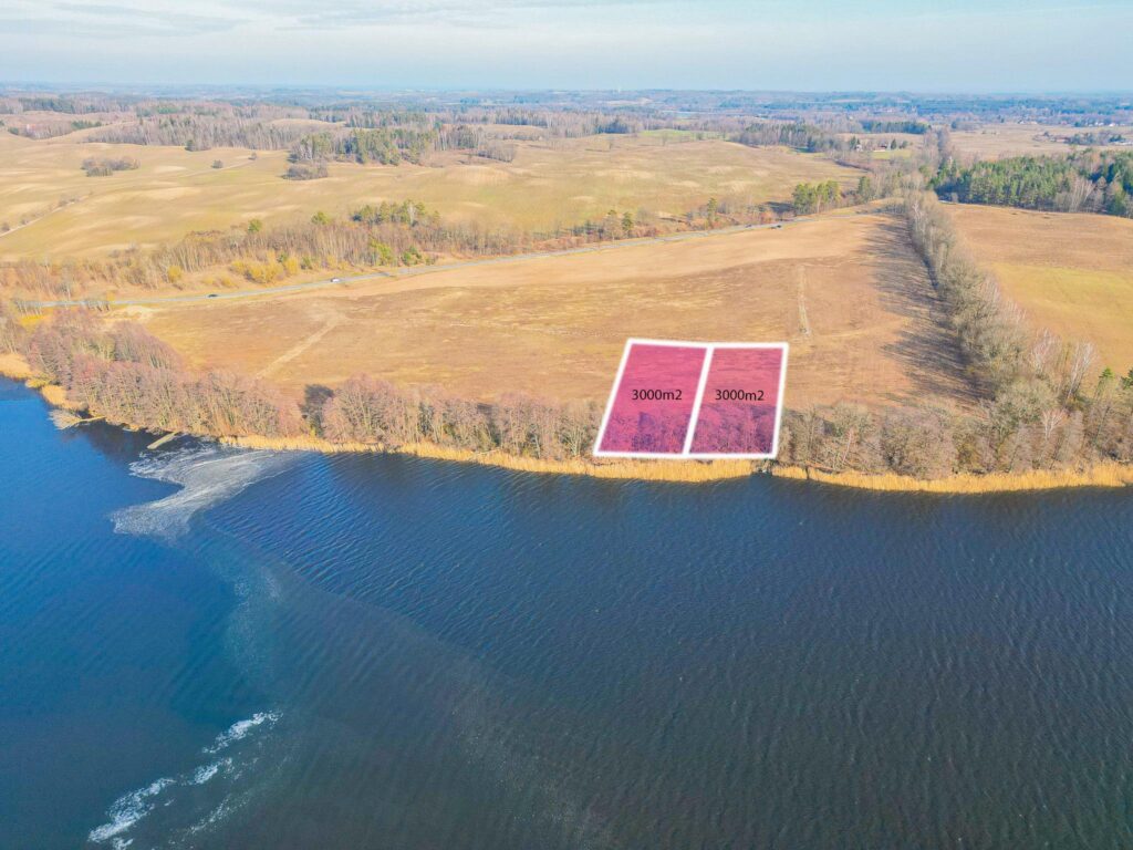 Działka z linią brzegową, Probark, 3000m2 - zdjęcie 3