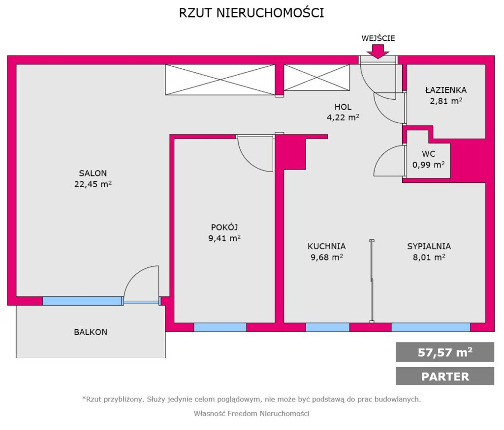 M3 blisko Centrum - rzut 1