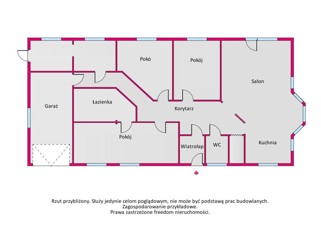 Sprzedam Dom Elbląg/Bielnik II, nad Nogatem. Cegła, mur pruski, wiele elementów drewnianych i kamień - rzut 1
