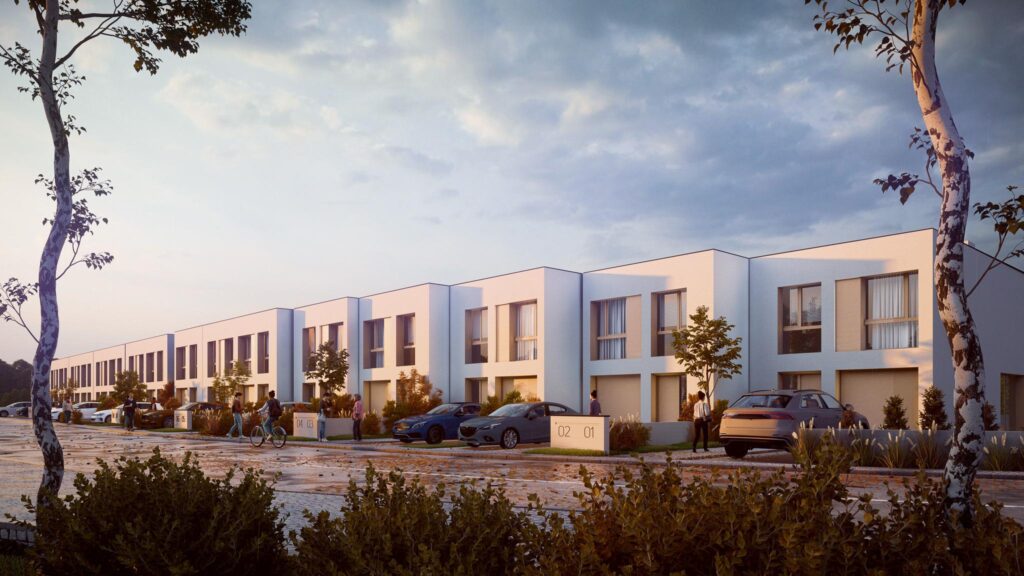 Nowa inwestycja - szeregówki przy ulicy Barona - zdjęcie 5