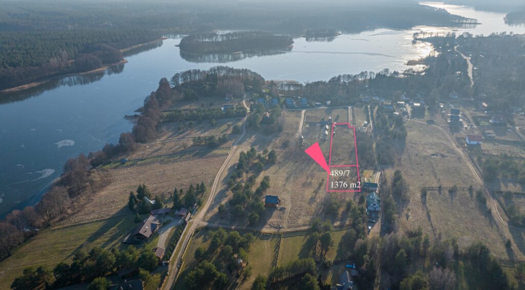 Działka nad jeziorem Omulew 1376 m², Jabłonka - zdjęcie 4
