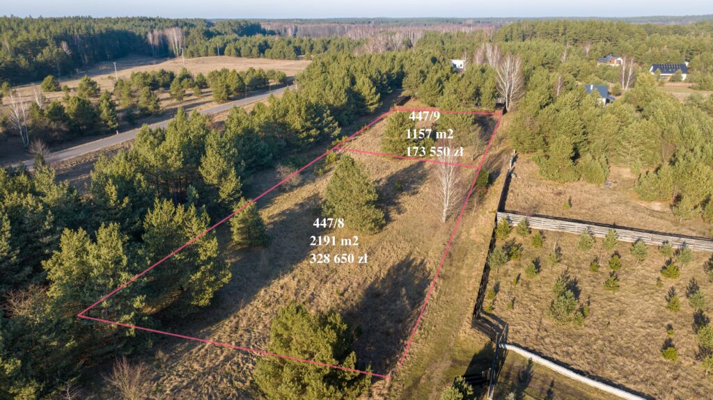 Działka nad jeziorem Omulew 1157 m², Jabłonka - zdjęcie 2