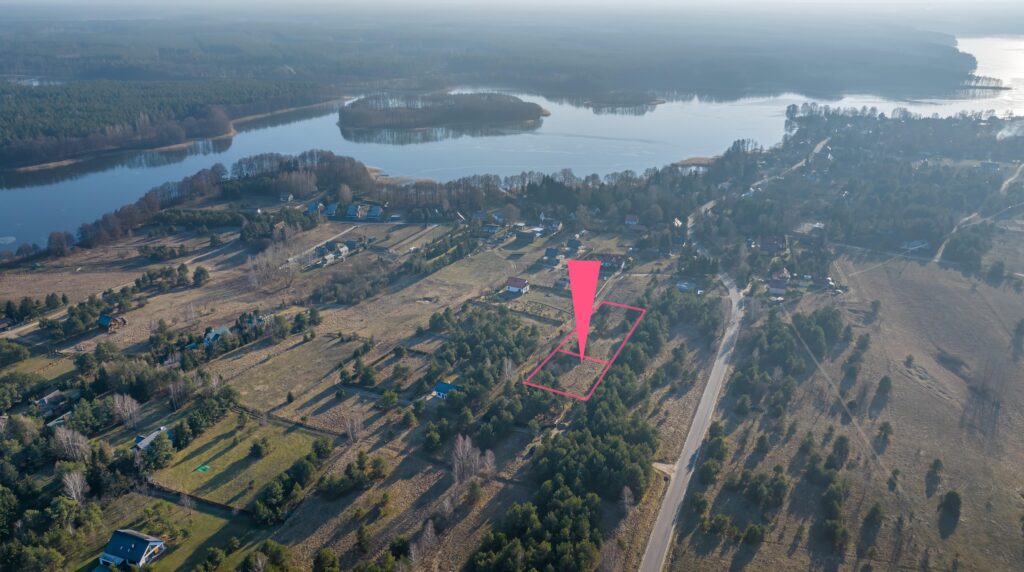 Działka nad jeziorem Omulew 1157 m², Jabłonka - zdjęcie 7