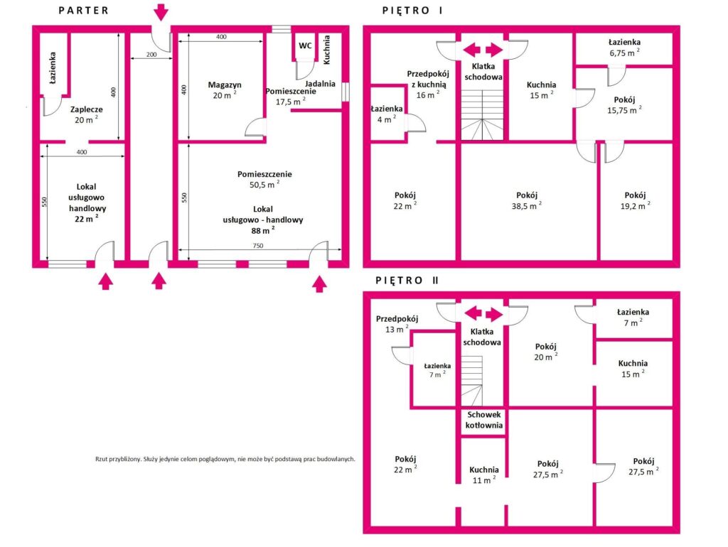 Kamienica przy Starym Rynku w Kole – 655 m². - rzut 4