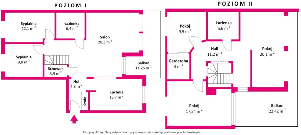 Rodzinne Mieszkanie w Otoczeniu Zieleni i Spokoju - rzut 1