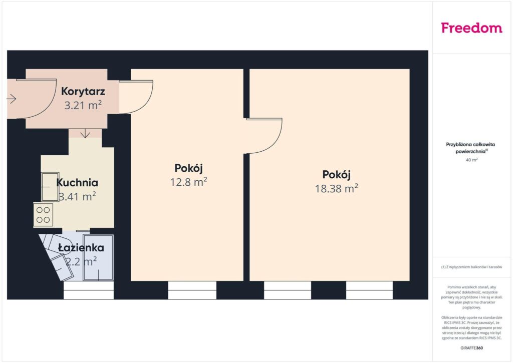 40 m² po remoncie i odświeżeniu, Parkowa - zdjęcie 5