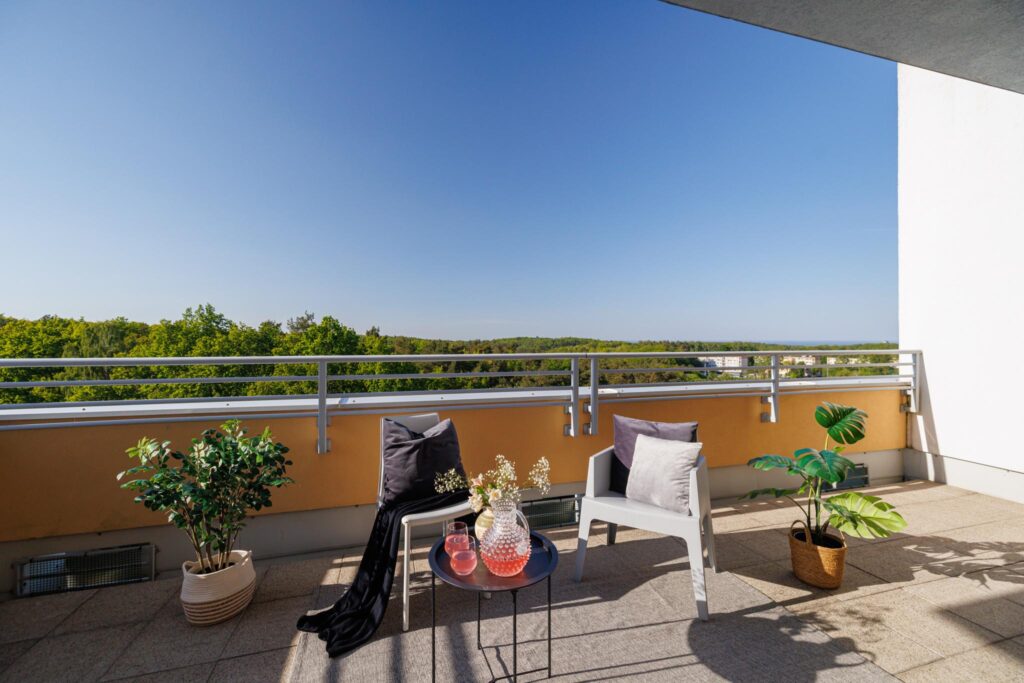 Apartament z widokiem na las i zatokę, 2 balkony - zdjęcie 12