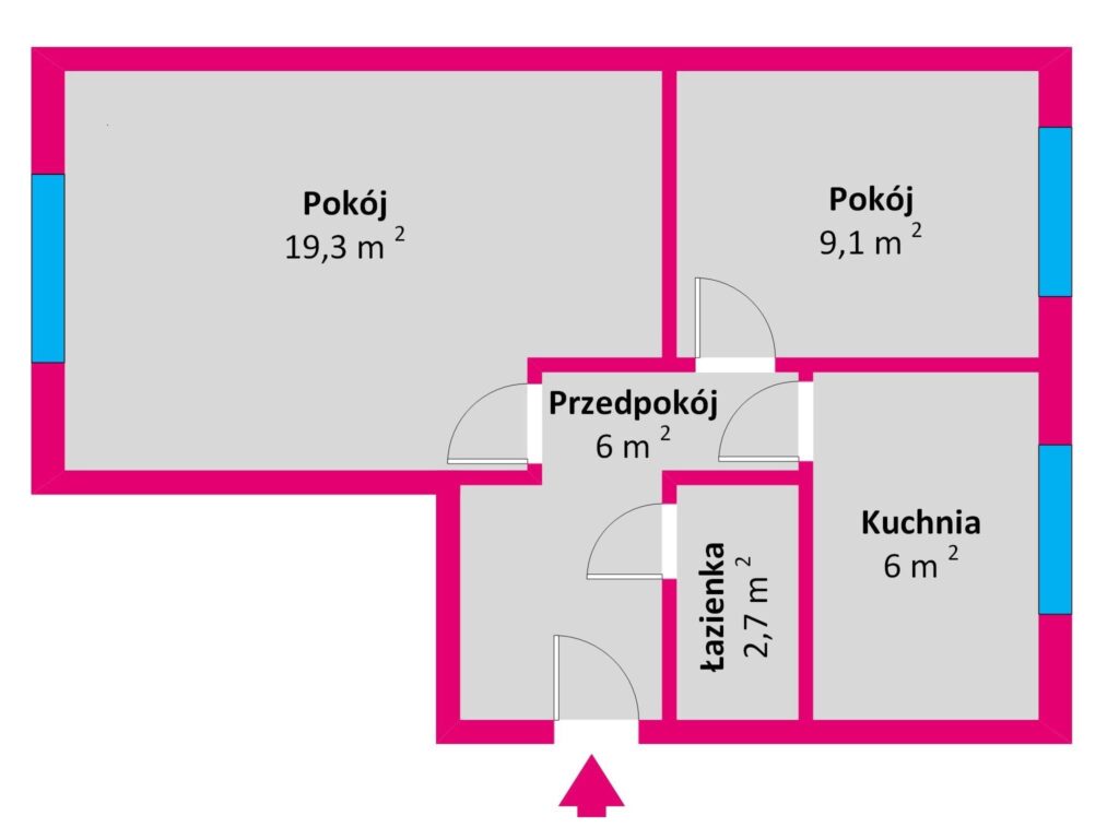 Mieszkanie 2-pokojowe Rzeszów ul. Broniewskiego - zdjęcie 5