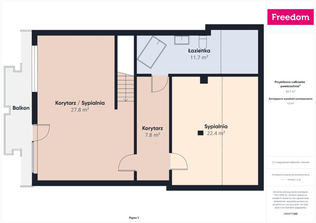 Dwupoziomowe mieszkanie 103,5 m² – ul. Opalowa - zdjęcie 8