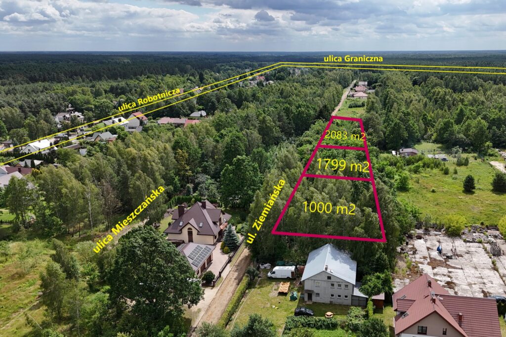 Działki budowlane ul. Ziemiańska - 160 zł za m2 - zdjęcie 1